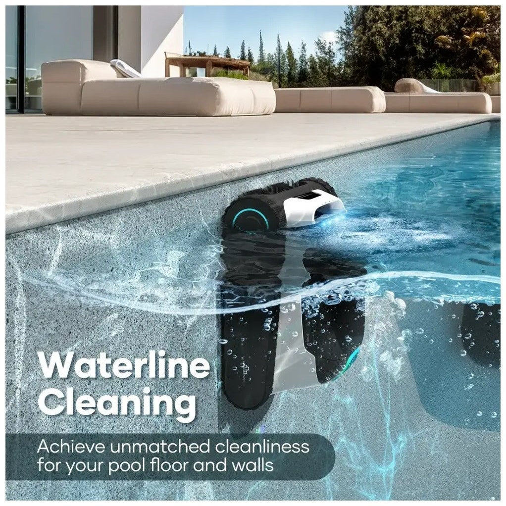Aiper Scuba N1 Cordless Robotic Pool Cleaner – Automatic Vacuum for In-Ground Pools up to 1600 sq. ft., 150-Min Runtime – White