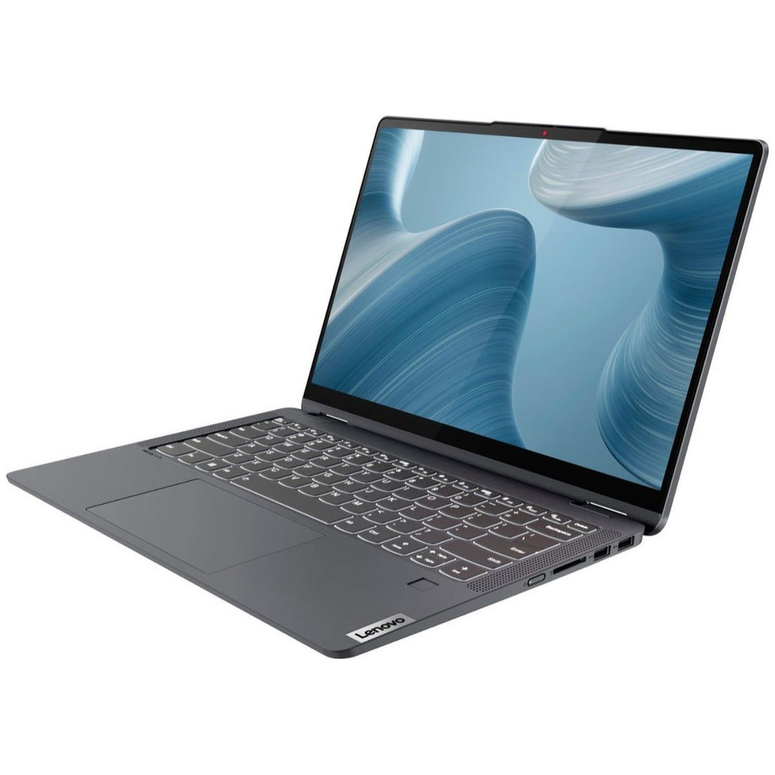 Lenovo Flex 5i 2-in-1 Laptop, 14" FHD Touch Display, Intel Core i3-1215U, 8GB RAM, 256GB SSD, Windows 11 Home – Storm Grey