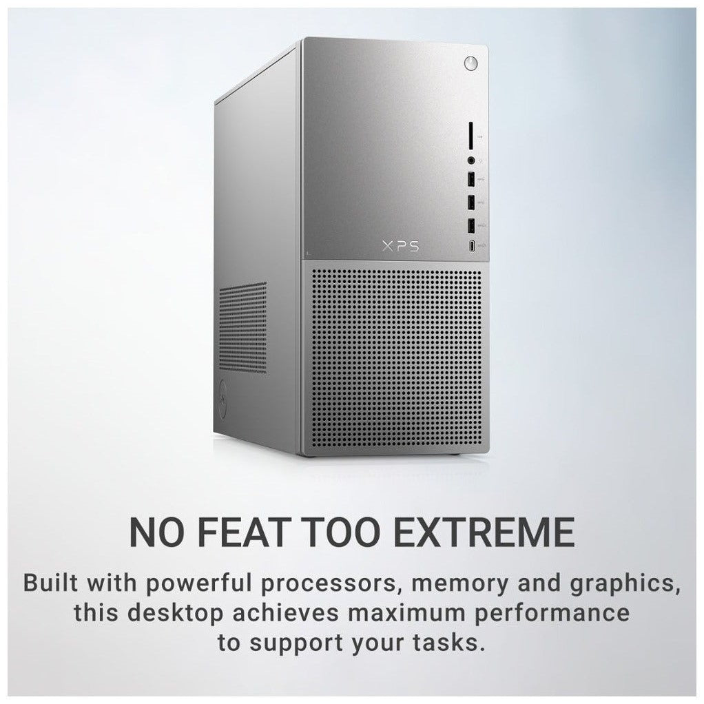XPS Tower PC – Intel Core i7-14700, 64GB RAM, 2TB SSD, RTX 4060 Ti (8GB) – Platinum