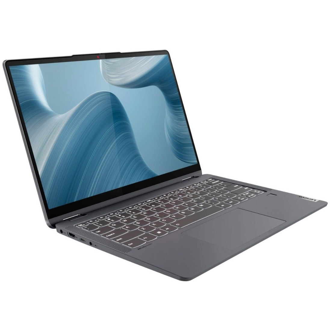 Lenovo Flex 5i 2-in-1 Laptop, 14" FHD Touch Display, Intel Core i3-1215U, 8GB RAM, 256GB SSD, Windows 11 Home – Storm Grey