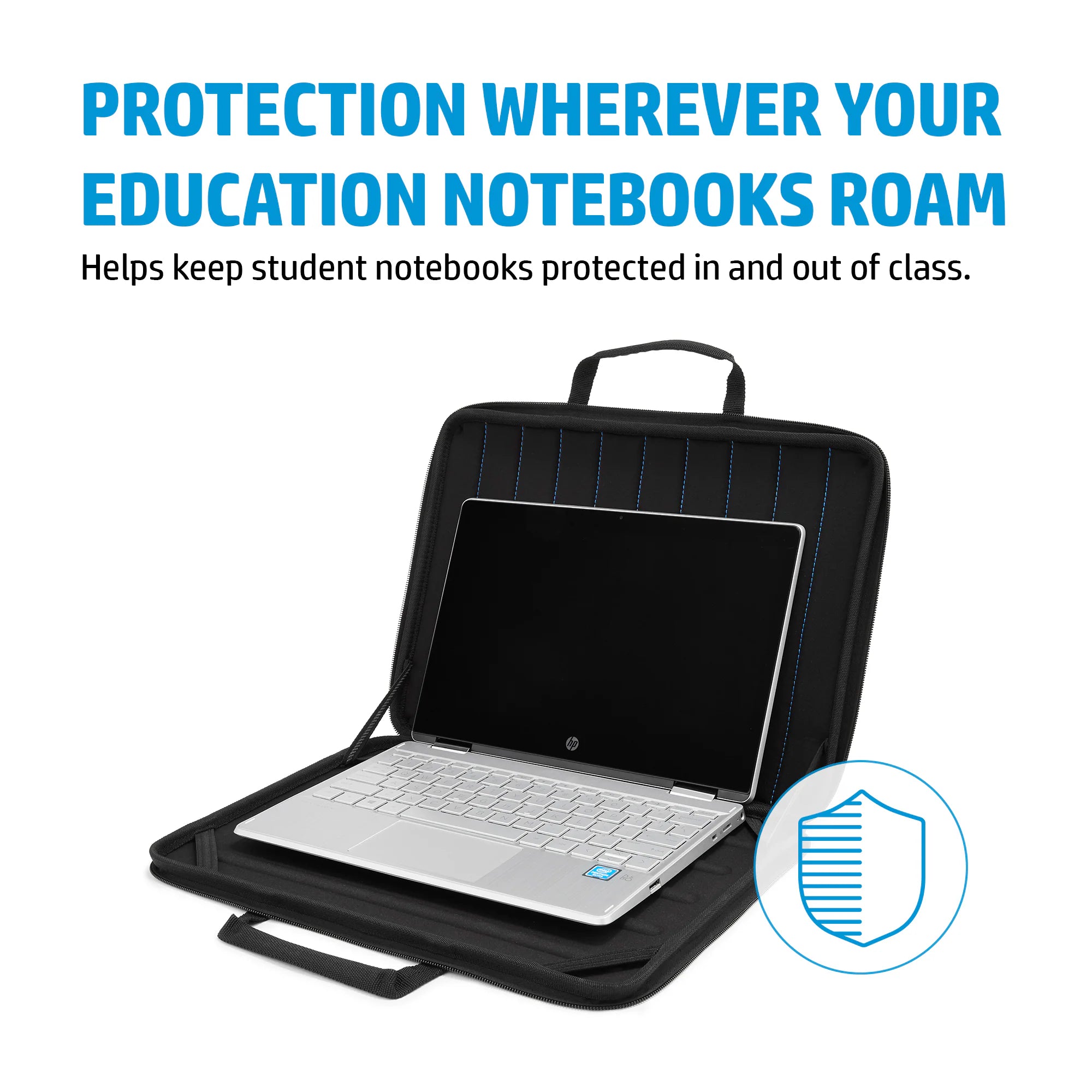 HP Mobility Rugged Laptop Carrying Case for 11.6 Inch to 14.1 Inch HP Notebook and Chromebook