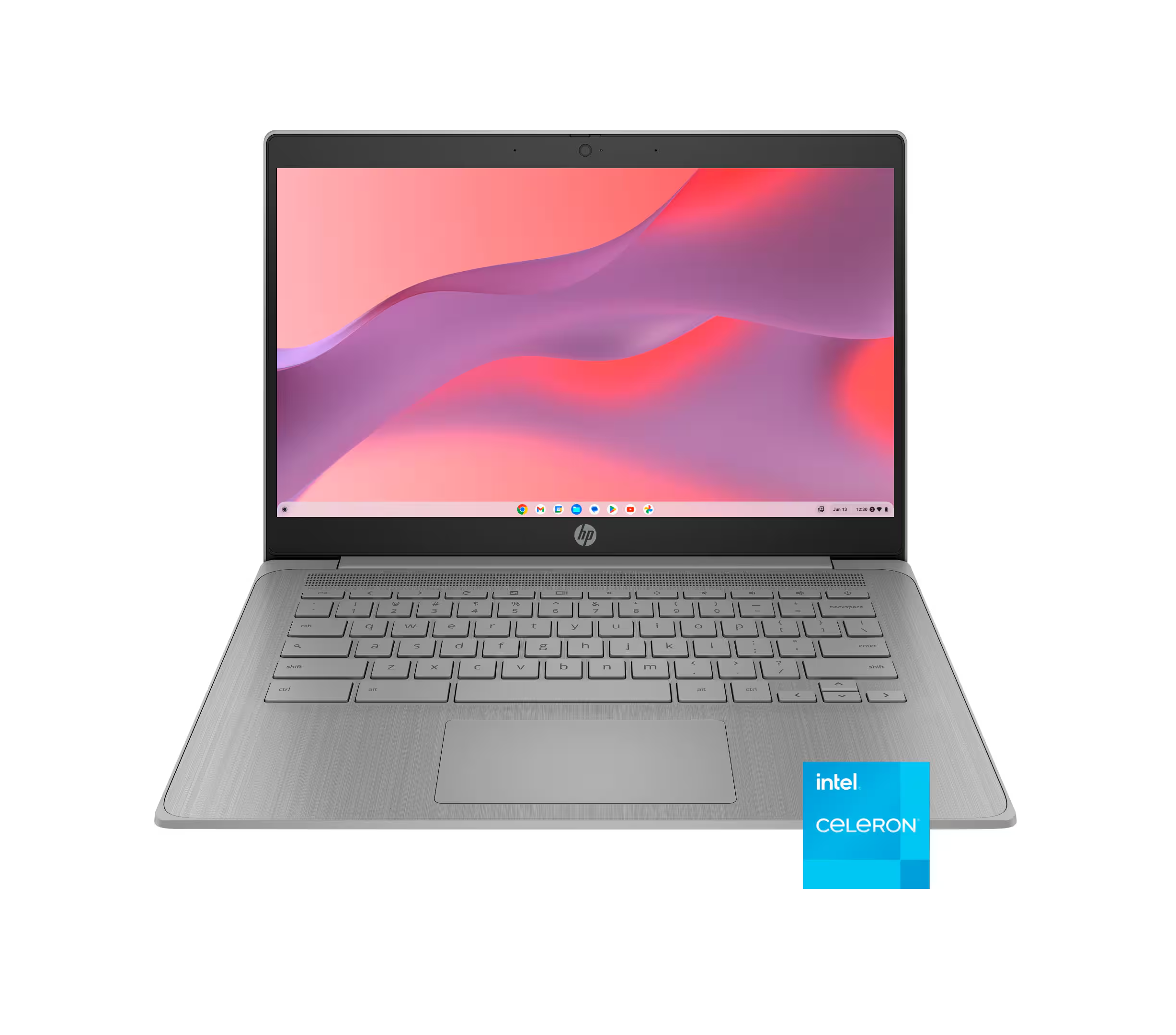 HP 14" Chromebook Laptop, Intel Celeron N4500, 4GB RAM, 64GB eMMC, Intel UHD Graphics, Chrome OS – Modern Grey