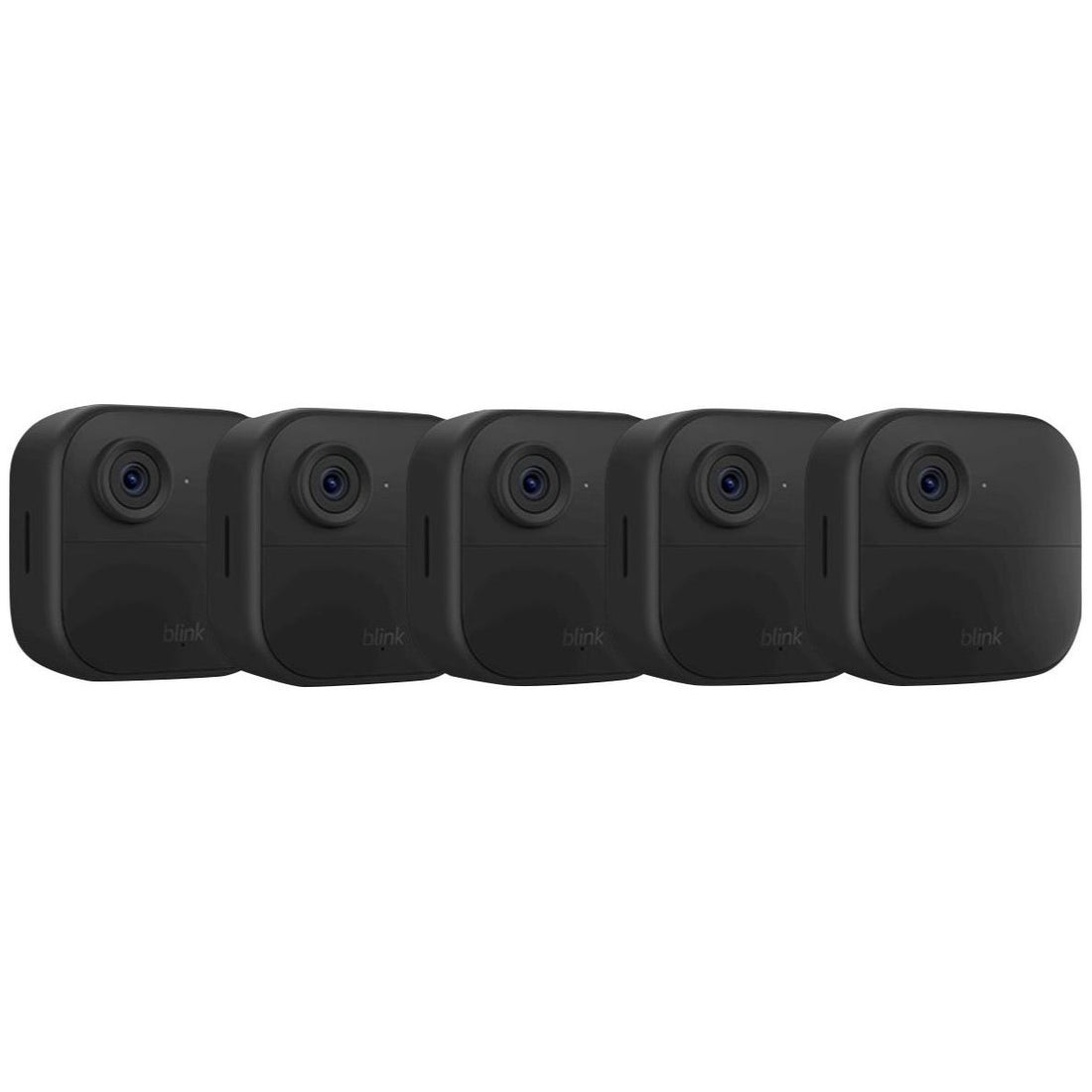 Blink Outdoor 4 - نظام أمان لاسلكي 1080p بخمس كاميرات (أسود) | عمر بطارية سنتين