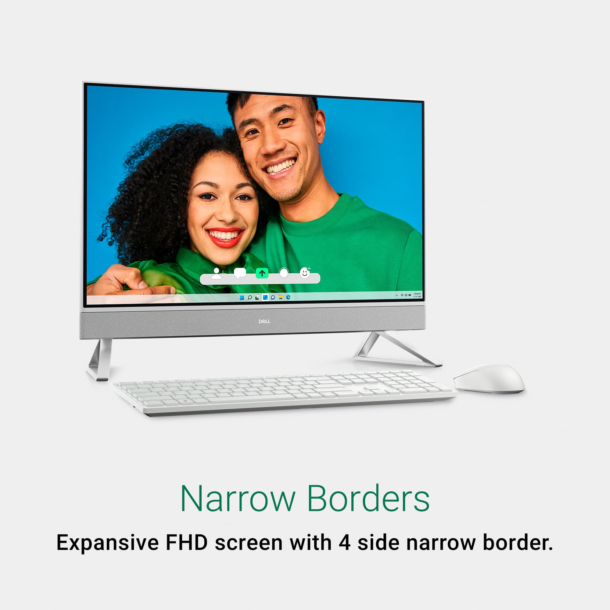 Dell Inspiron 7000 27" All-in-One Touchscreen, i7, 32GB RAM, 1TB SSD – White