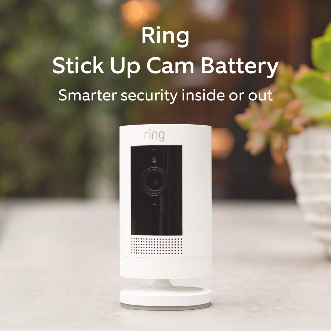 Ring Stick Up 1080p Wireless Security Cameras (2-Pack) – White