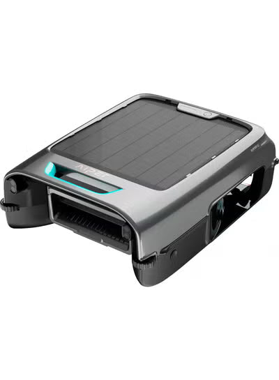 Aiper Surfer S2 Solar-Powered Robotic Pool Skimmer – 24/7 Continuous Cleaning, 35+ Hour Battery, DebrisGuard, 150μm Filter, App Control, Anti-Stranding – Gray