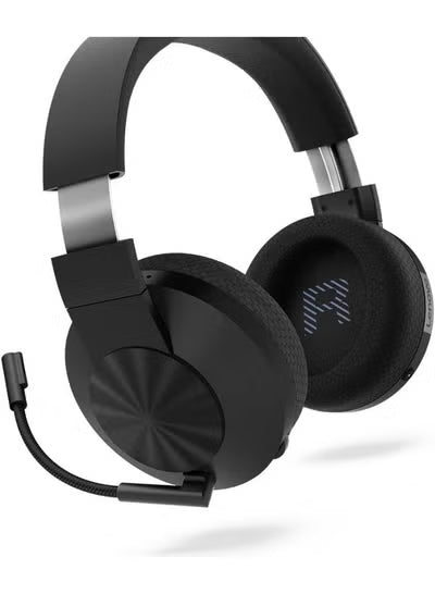 Lenovo Legion H600 Wireless Gaming Headset – 50mm Drivers, 20H Battery, Retractable Noise-Cancelling Mic, Multi-Platform | Black