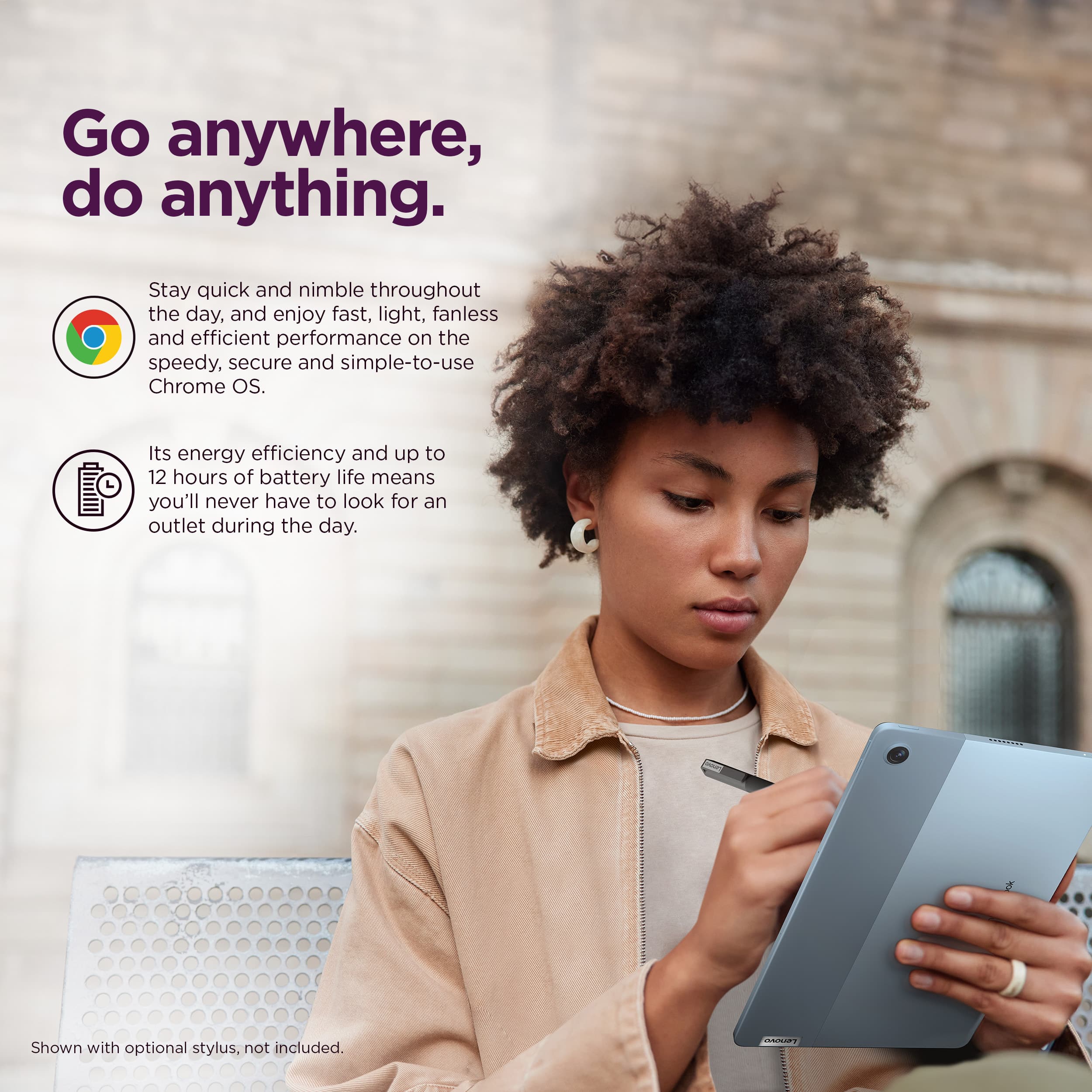 Lenovo IdeaPad Duet 3 Chromebook – 11" 2K Touch, 4GB RAM