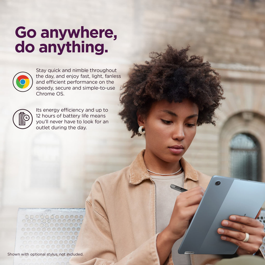 Lenovo IdeaPad Duet 3 Chromebook – 11" 2K Touch, 4GB RAM