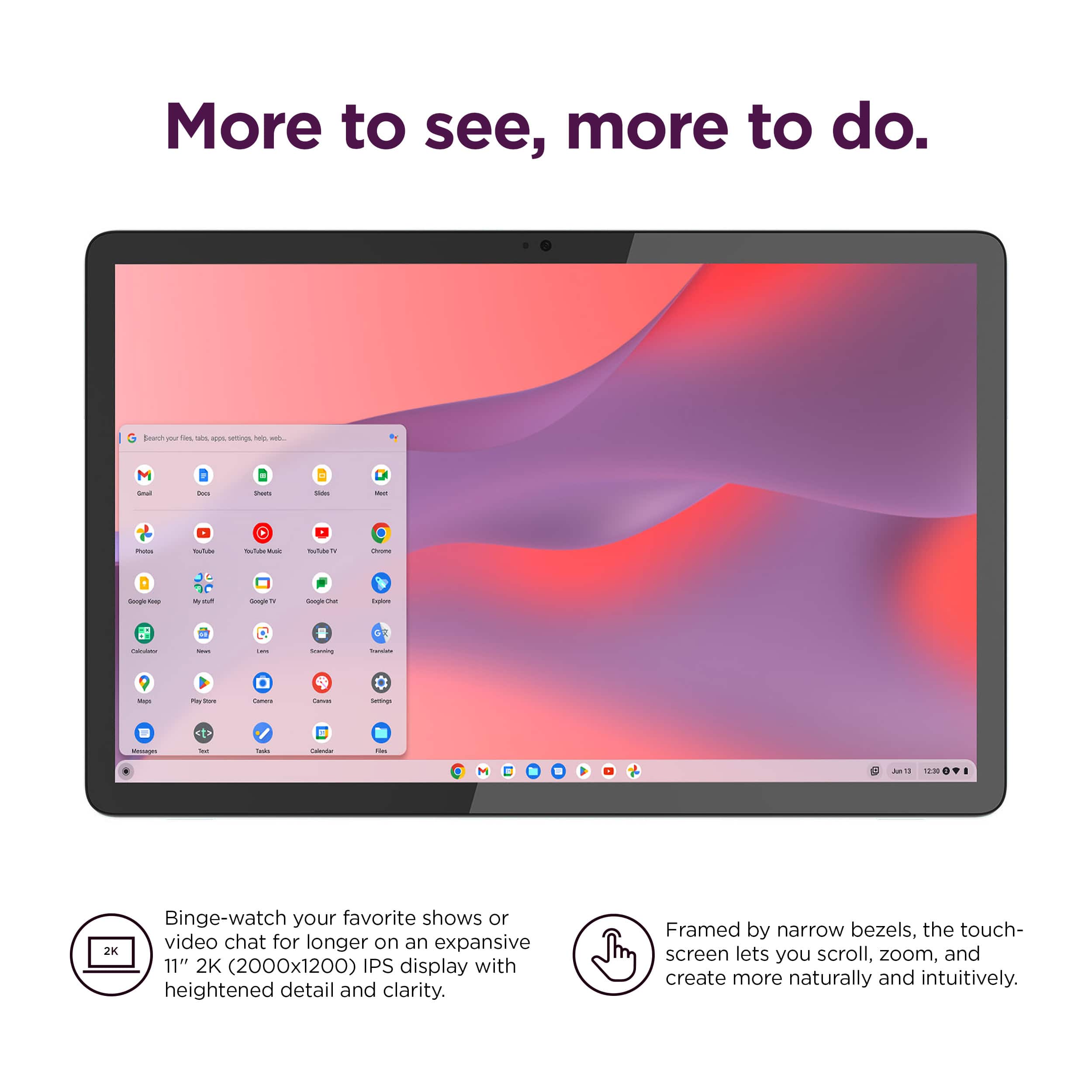 Lenovo IdeaPad Duet 3 Chromebook – 11" 2K Touch, 4GB RAM