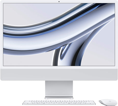 Apple iMac 24” M3 (Silver) – 8-Core CPU, 10-Core GPU, 8GB RAM, 512GB SSD – All-in-One Computer
