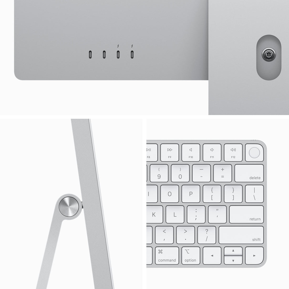 Apple iMac 24” M3 (Silver) – 8-Core CPU, 10-Core GPU, 8GB RAM, 512GB SSD – All-in-One Computer