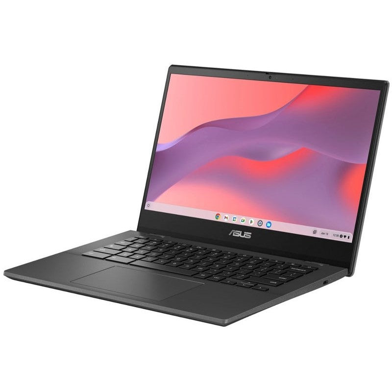 جهاز Chromebook CM1402 المحمول – شاشة 14 بوصة عالية الدقة بالكامل، MediaTek Kompanio 520، ذاكرة وصول عشوائي 4 جيجابايت، سعة تخزين eMMC 64 جيجابايت، نظام تشغيل Chrome OS – رمادي جاذبي