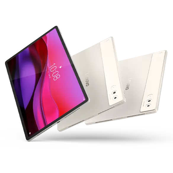 Lenovo Yoga Tab Plus 12.7" 3K Tablet (Snapdragon 8 Gen 3, 16GB LPDDR5X, 256GB UFS 4.0, Android 14) with Keyboard Stand + Lenovo Tab Pen Pro – Seashell