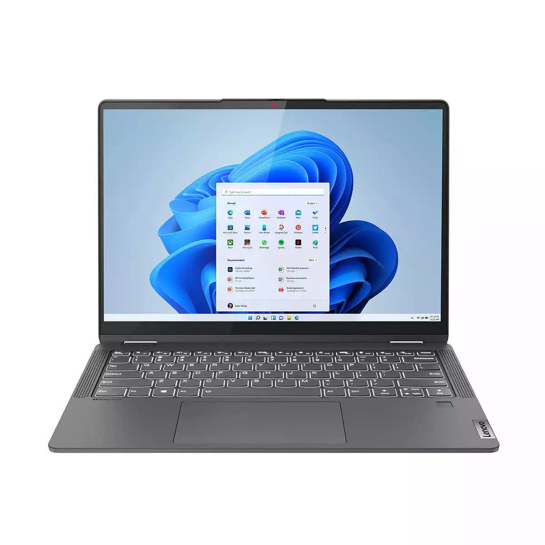 Lenovo IdeaPad Flex 5 14" 2-in-1 Laptop, Ryzen 7 5700U, 16GB RAM, 512GB SSD, 2.2K Touch, Windows 11 – Storm Grey